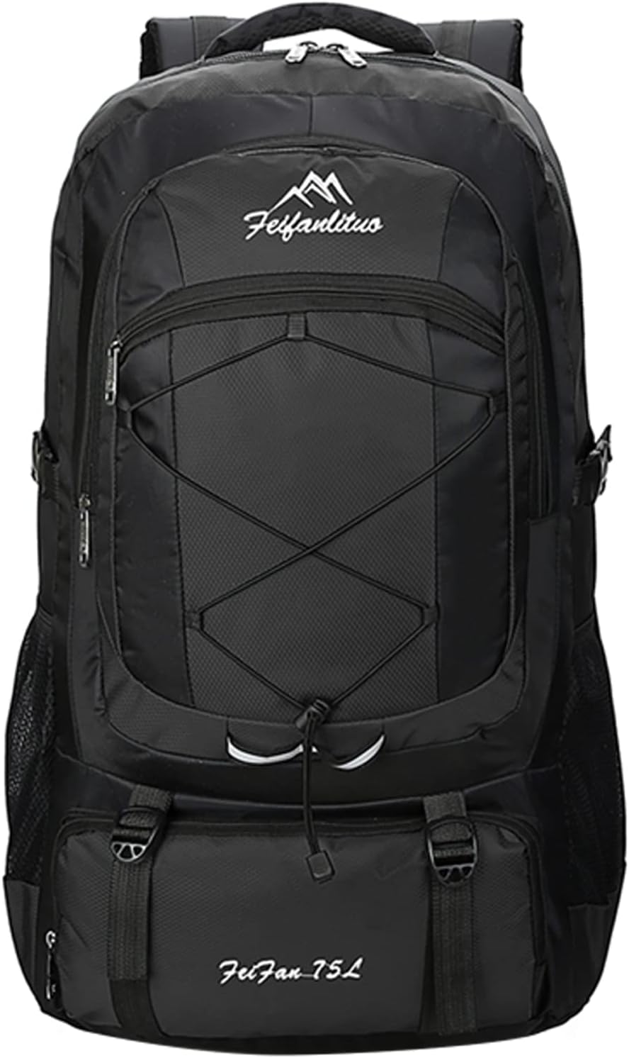 [RaoRanDang] 登山リュック 防水軽量耐久性75L大容量ハイキングバックパックハイキング、旅行、登山、キャンプアウトドア、釣りに適しています