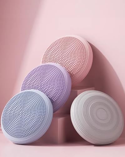 バランスクッション バランスディスク 体幹トレーニング 【ポンプ付き + より厚く、耐久性のある素材】 耐荷重600kg 直径34cm 環境に優しいPVC素材 座りながらも効果的な筋トレが可能 室内 運動 健康クッション
