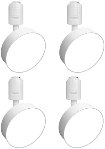 SPAHER ダクトレール用スポットライト 照明 LED 120W相当 取付け簡単 角度調節可能 電球付き 照明器具 植物育成ライト 明るい おしゃれ 天井 玄関 インテリア 12W ホワイト（昼光色 4個セット）