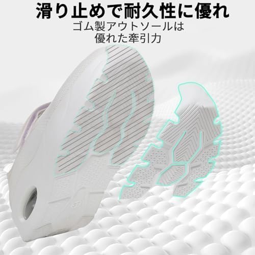 [Git-up] レディース アーチサポート 調整可能 ウォーキングシューズ オーソペディックスニーカー ワイド幅 幅広つま先 滑り止め設計 通気性 看護師 立ち仕事向け 足底筋膜炎 偏平足対応