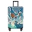 [GOXUNYUAN] スーツケースカバー キャリーカバー luggage cover suitcase 伸縮 洗濯可 傷防止