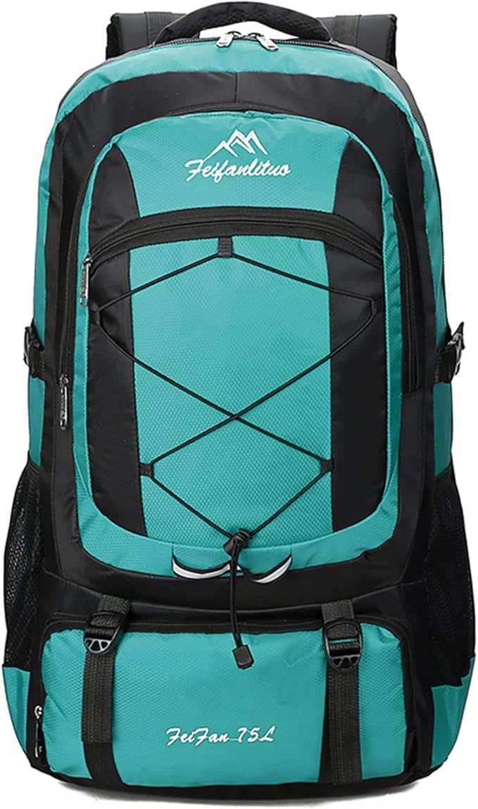 [RaoRanDang] 登山リュック 防水軽量耐久性75L大容量ハイキングバックパックハイキング、旅行、登山、キャンプアウトドア、釣りに適しています